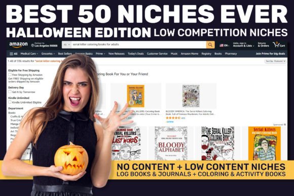Download LOW COMPETITIV HALLOWEEN KDP NICHES EVER - Halloween kdp niche Collection