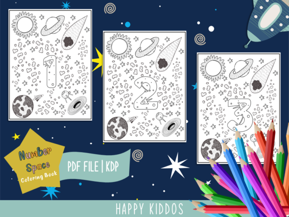 Download Number Space Coloring Book for Kids - Coloring book for kids Collection