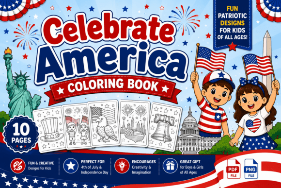 Download Celebrate America Coloring Book for Kids - Coloring book for kids Collection