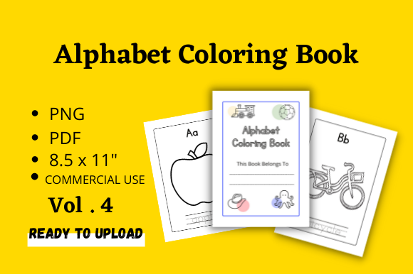 Download Alphabet Coloring Book for Kids V.4 - Coloring book for kids Collection
