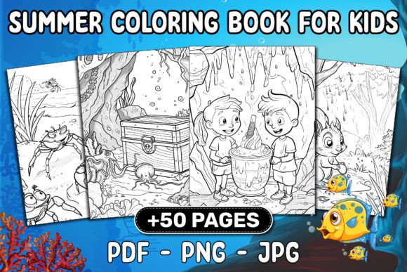 Download SUMMER COLORING BOOK for KIDS - Coloring book for kids Collection