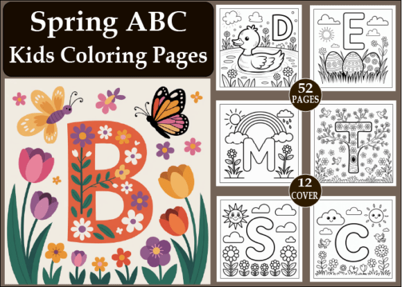 Download Spring ABC Coloring Book for Kids - Coloring book for kids Collection