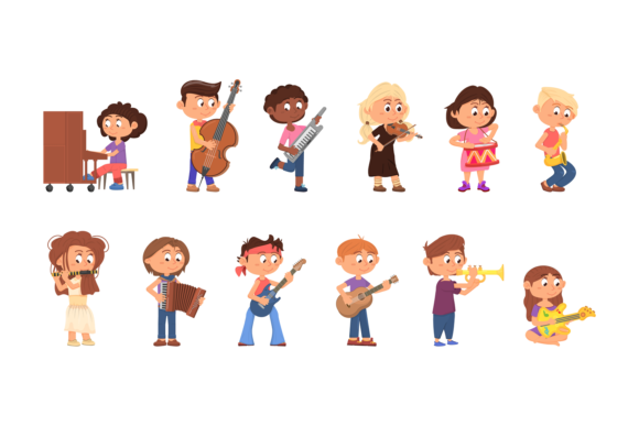 Download Children Play Music. Teens Playing Music - Teens Collection