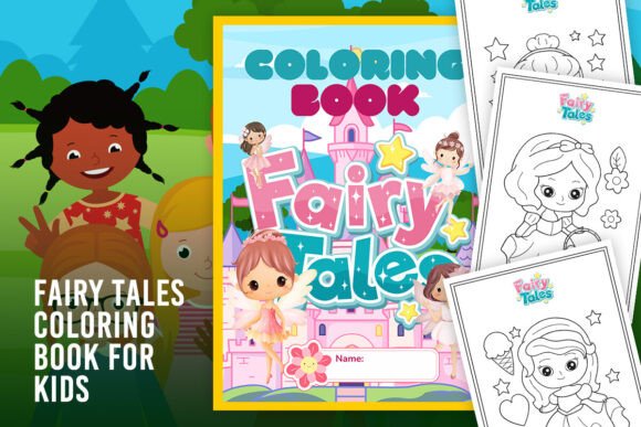 Download Fairy Tales Coloring Book for Kids A5 - Coloring book for kids Collection