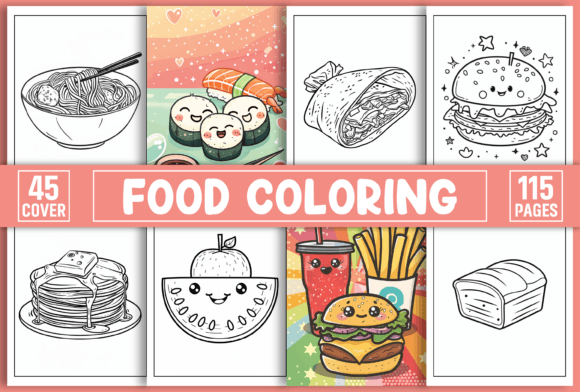 Download Food Coloring Book for Kids - Coloring book for kids Collection