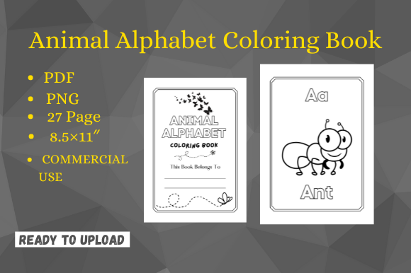 Download Animal Alphabet Coloring Book for Kids - Coloring book for kids Collection