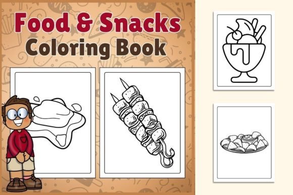 Download Food &amp; Snacks Coloring Book for Kids - Coloring book for kids Collection