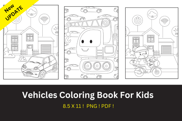 Download Vehicles Coloring Book for Kids Vol-2 - Coloring book for kids Collection